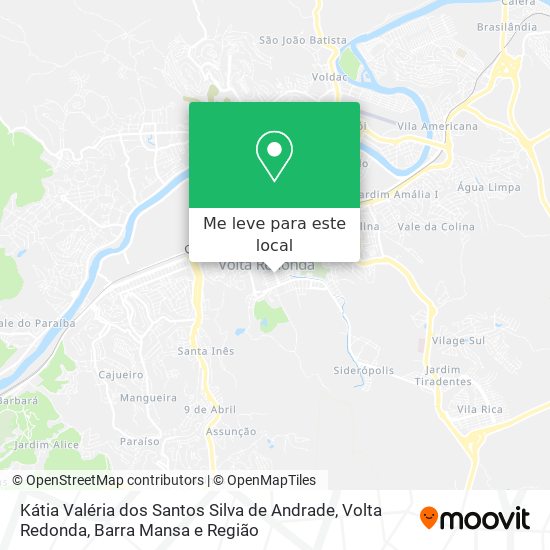 Kátia Valéria dos Santos Silva de Andrade mapa
