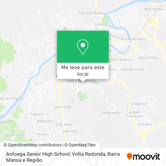 Anfoega Senior High School mapa