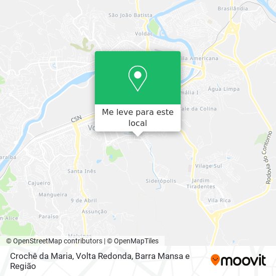 Crochê da Maria mapa