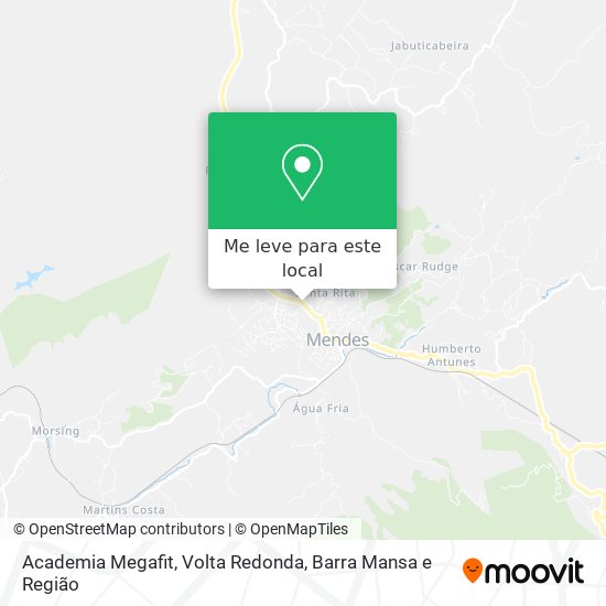 Academia Megafit mapa