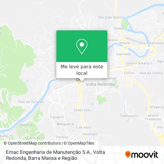Emac Engenharia de Manutenção S.A. mapa