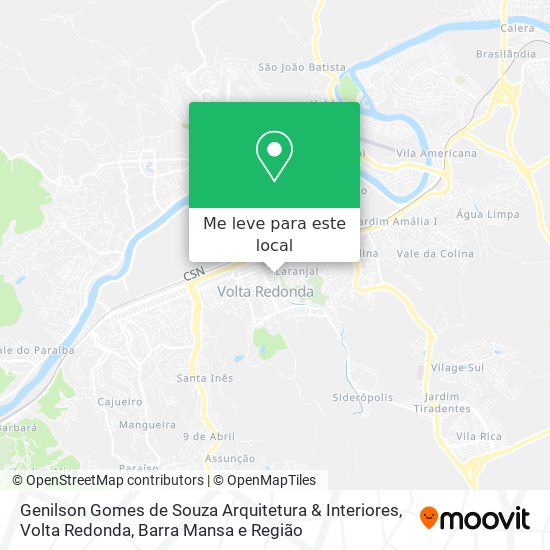 Genilson Gomes de Souza Arquitetura & Interiores mapa