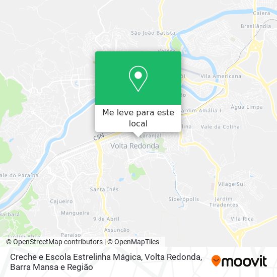 Creche e Escola Estrelinha Mágica mapa