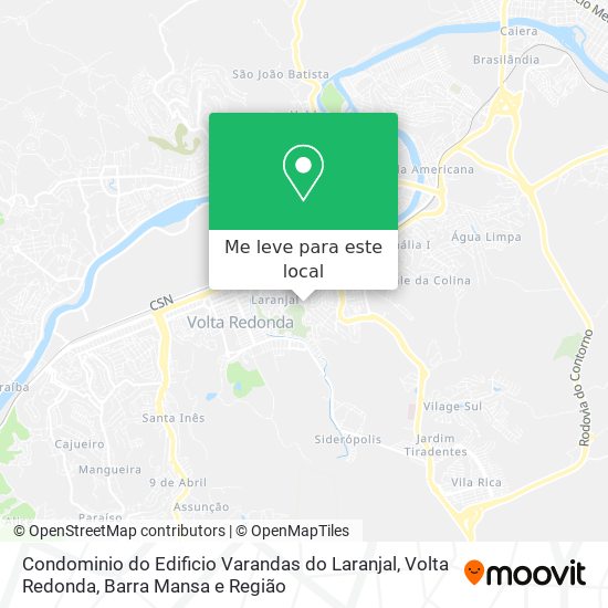 Condominio do Edificio Varandas do Laranjal mapa