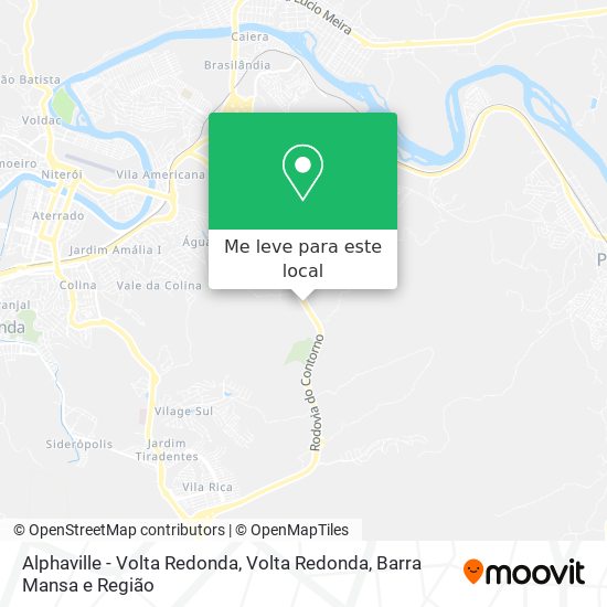 Alphaville - Volta Redonda mapa