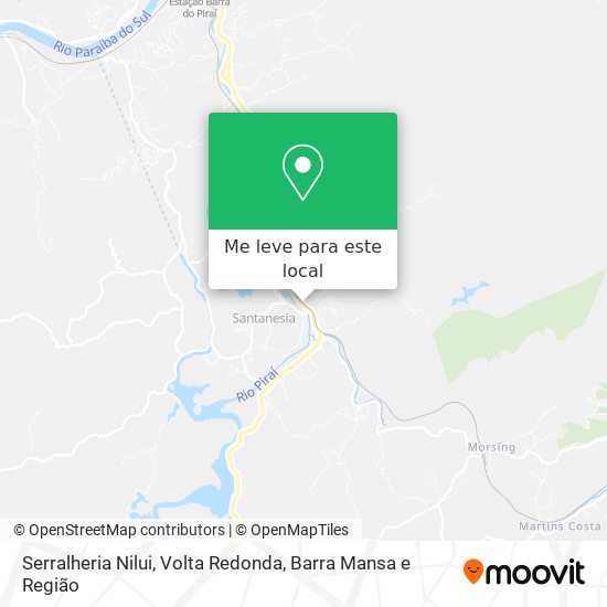 Serralheria Nilui mapa