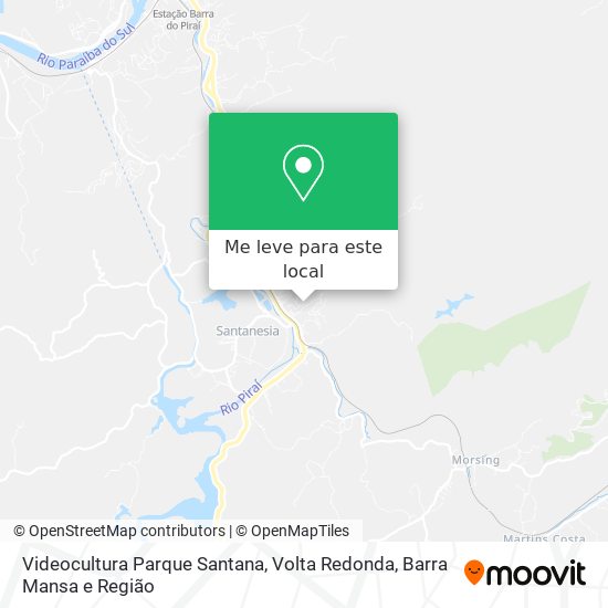 Videocultura Parque Santana mapa