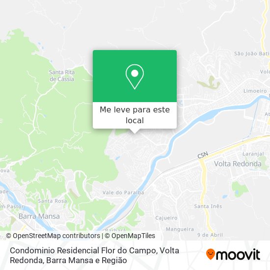 Condominio Residencial Flor do Campo mapa