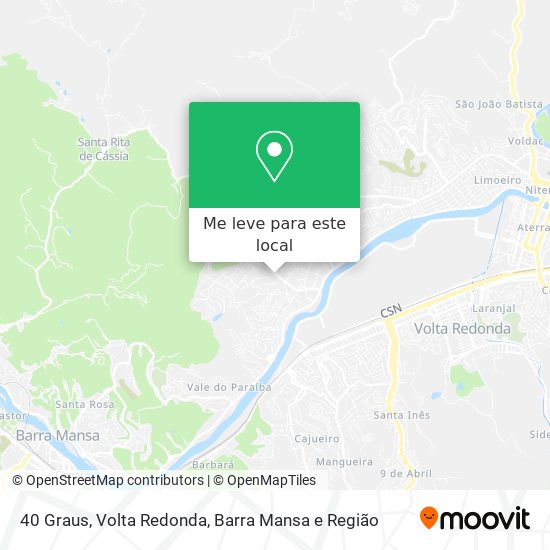 40 Graus mapa