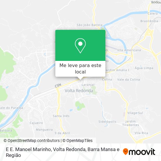 E E. Manoel Marinho mapa