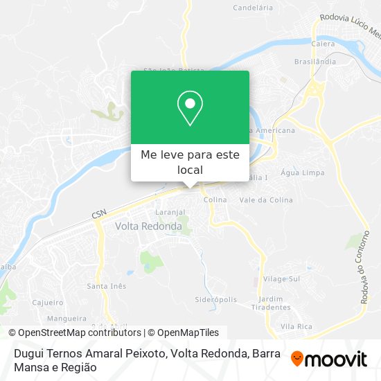 Dugui Ternos Amaral Peixoto mapa