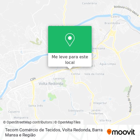 Tecom Comércio de Tecidos mapa