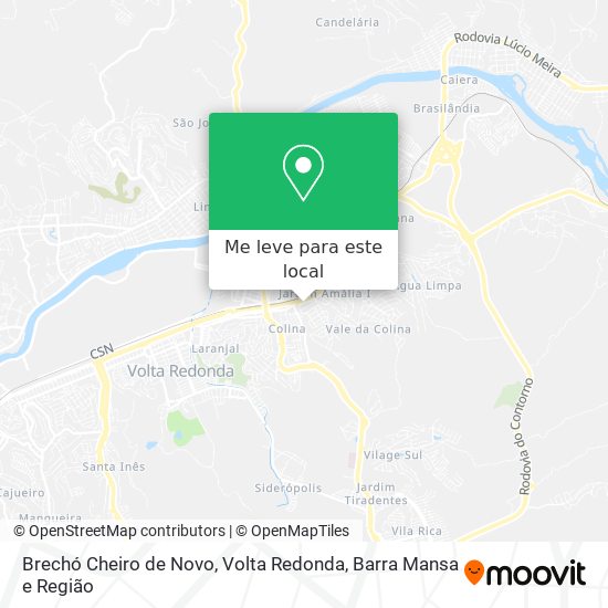 Brechó Cheiro de Novo mapa