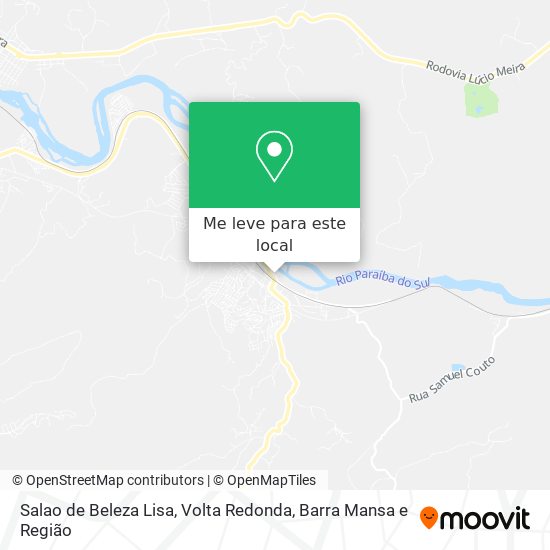 Salao de Beleza Lisa mapa