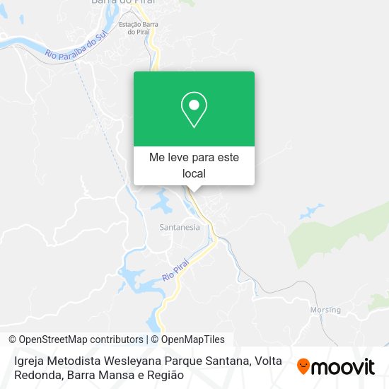 Igreja Metodista Wesleyana Parque Santana mapa