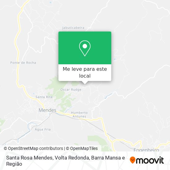 Santa Rosa Mendes mapa