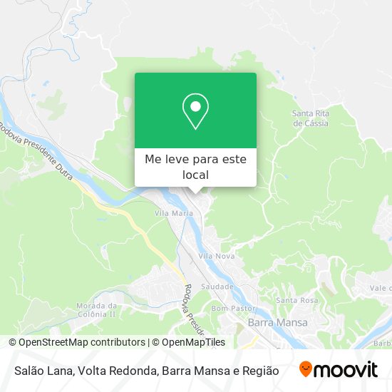 Salão Lana mapa