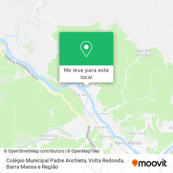 Colégio Municipal Padre Anchieta mapa