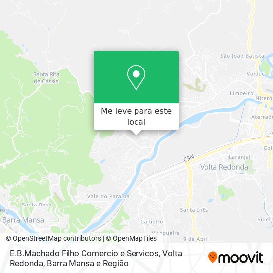 E.B.Machado Filho Comercio e Servicos mapa