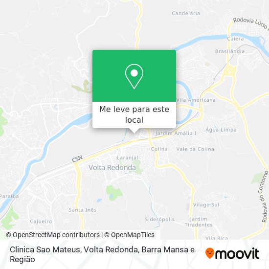 Clinica Sao Mateus mapa