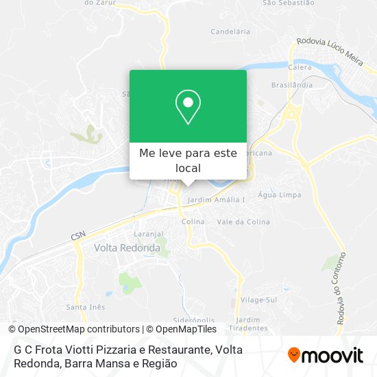 G C Frota Viotti Pizzaria e Restaurante mapa