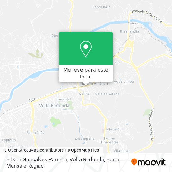 Edson Goncalves Parreira mapa