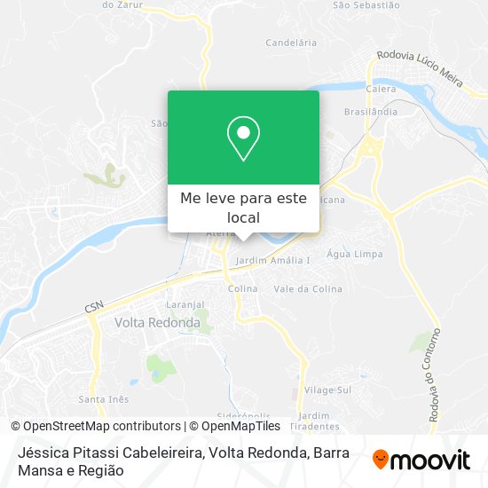 Jéssica Pitassi Cabeleireira mapa