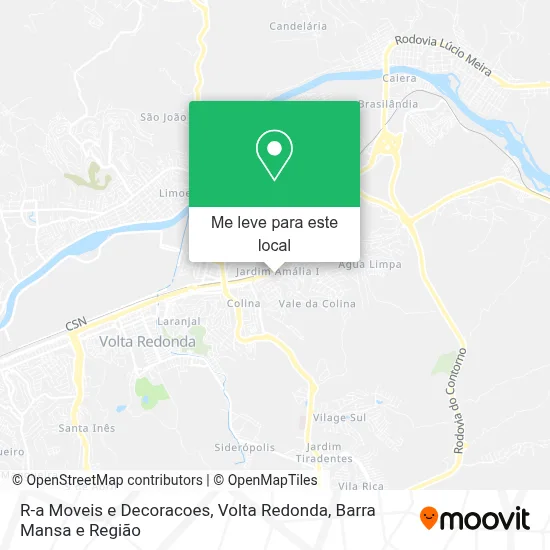 R-a Moveis e Decoracoes mapa