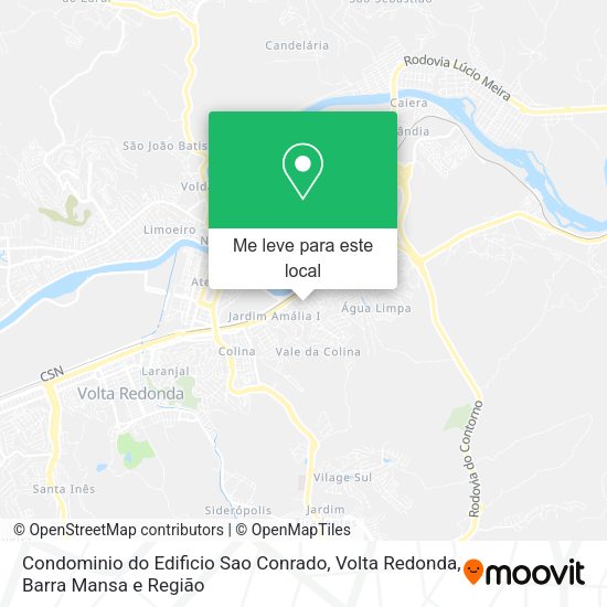 Condominio do Edificio Sao Conrado mapa