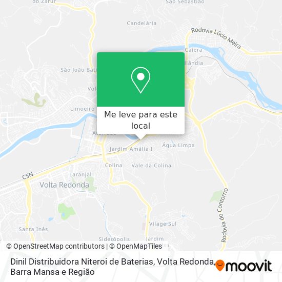 Dinil Distribuidora Niteroi de Baterias mapa