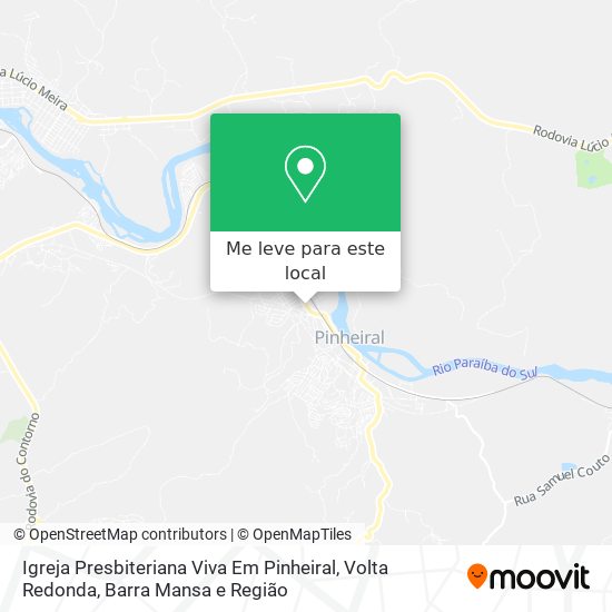 Igreja Presbiteriana Viva Em Pinheiral mapa