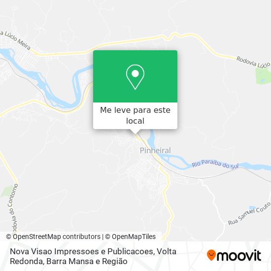 Nova Visao Impressoes e Publicacoes mapa
