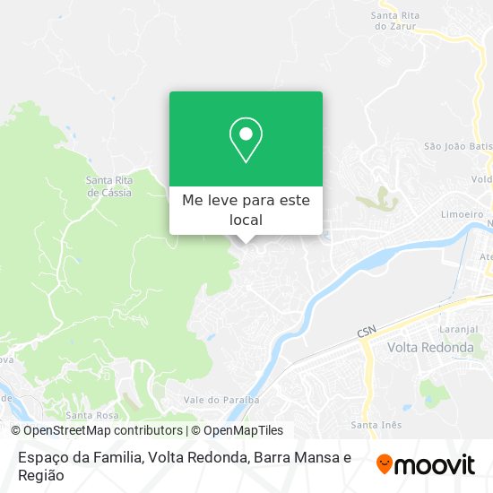 Espaço da Familia mapa