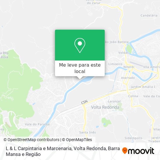 L & L Carpintaria e Marcenaria mapa