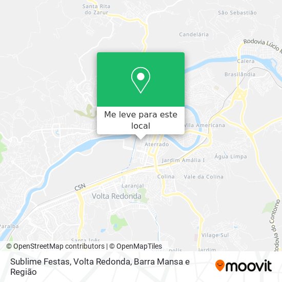 Sublime Festas mapa