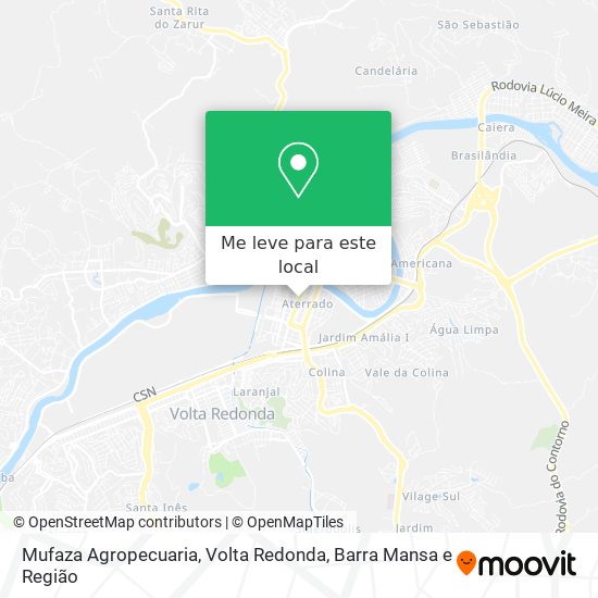 Mufaza Agropecuaria mapa