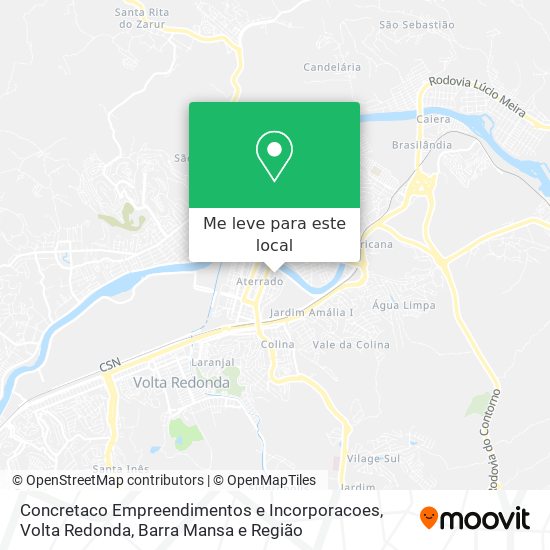 Concretaco Empreendimentos e Incorporacoes mapa