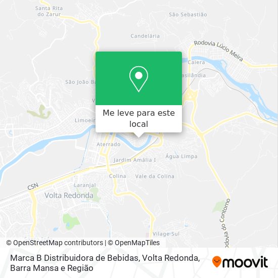 Marca B Distribuidora de Bebidas mapa