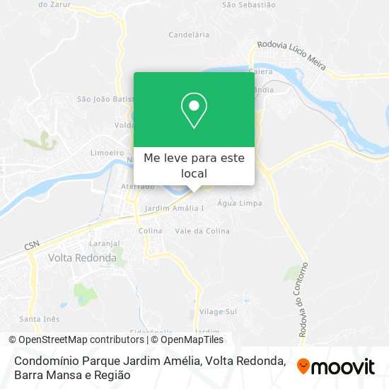 Condomínio Parque Jardim Amélia mapa