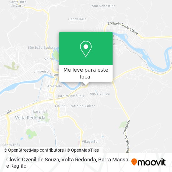 Clovis Ozenil de Souza mapa