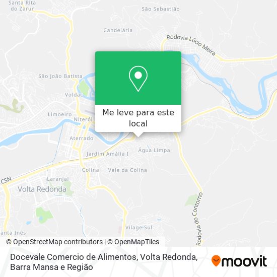 Docevale Comercio de Alimentos mapa