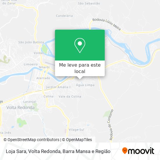 Loja Sara mapa
