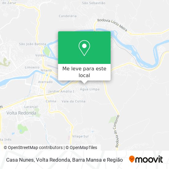 Casa Nunes mapa