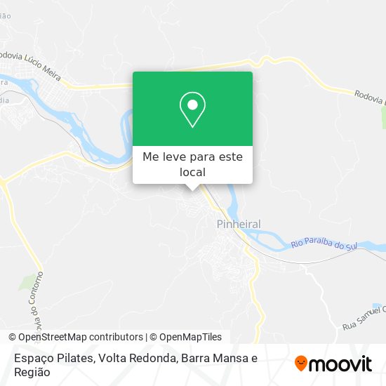 Espaço Pilates mapa