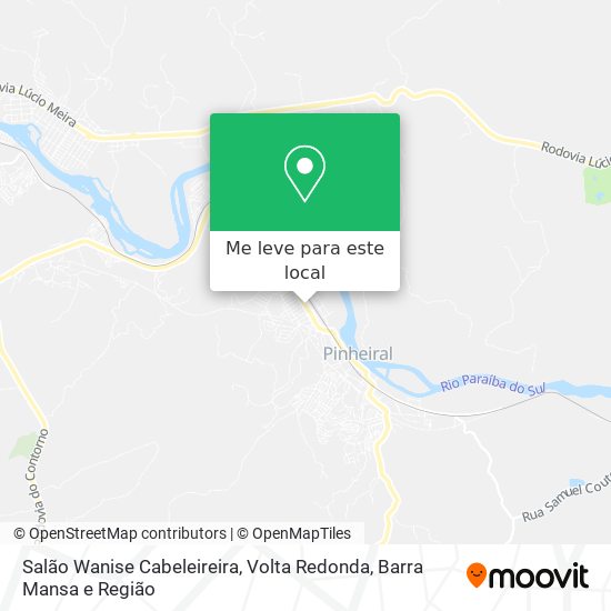 Salão Wanise Cabeleireira mapa