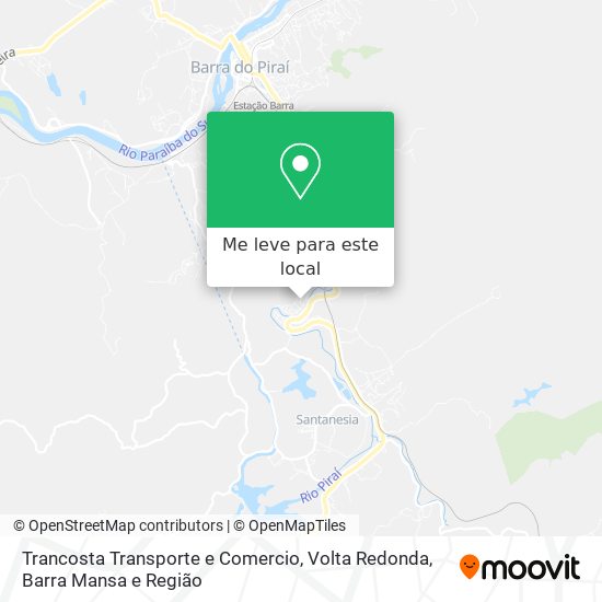 Trancosta Transporte e Comercio mapa