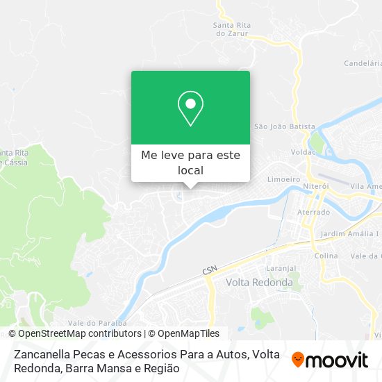 Zancanella Pecas e Acessorios Para a Autos mapa