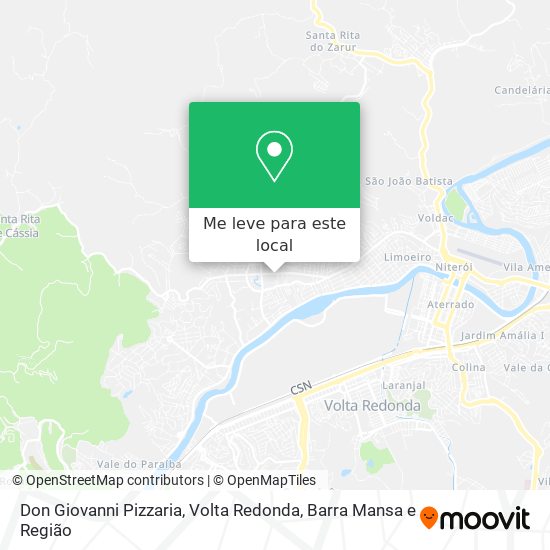 Don Giovanni Pizzaria mapa