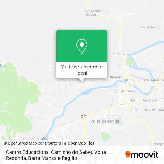 Centro Educacional Caminho do Saber mapa