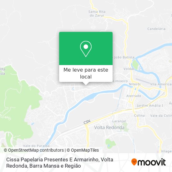 Cissa Papelaria Presentes E Armarinho mapa